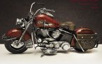 Wine Red Tinplate Handmade Medium Scale Harley Davidson