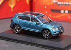 1:43 Scale Blue Diecast 2019 VW Tharu SUV Model