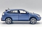 Gray / Blue 1:30 Scale Diecast 2003 Toyota Harrier SUV Model