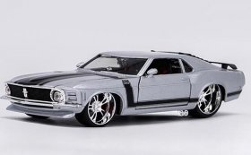 1:24 Scale Silver Maisto Diecast Ford Mustang BOSS 302 Model