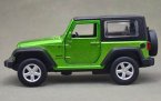 Red / Green 1:43 Scale Kids Diecast Jeep Wrangler Toy