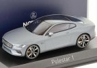 White / Black / Gray / Blue 1:43 NOREV Diecast Polestar 1 Model