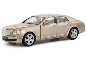 Black / Champagne 1:18 Scale Diecast Bentley Mulsanne Model