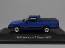 Blue 1:43 IXO Diecast 1983 Chevrolet Chevy 500TM Pickup Model