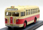 Blue / Red 1:43 Scale Diecast ZIS-155 City Bus Model