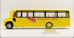 Kids Bright Yellow Chinese Style Die-Cast School Bus Toy