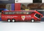 Red Sevilla F.C. Painting Kids Diecast Coach Bus Toy