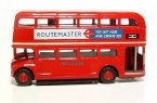 1:150 Mini Scale Red / Silver Oxford London Double-decker Bus