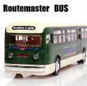 1:55 Scale Yellow / Green / Orange Route Master London Bus Model