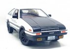 1:20 Scale Black-White Kids Diecast Toyota AE86 Car Toy