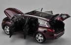 1:18 Scale Black / Wine Red Diecast Infiniti QX60 SUV Model