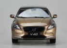 White / Bronze 1:18 Scale Diecast Volvo V40 Model