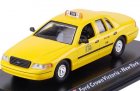 Yellow 1:43 Scale Diecast 1992 Ford Crown Victoria Taxi Model