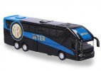 Black Internazionale Milano Painting Kids Diecast Coach Bus Toy