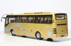 1:42 Scale White / Golden Diecast Volvo 9300 Silver Bus Model