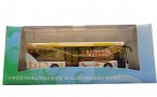 White-Yellow 1:64 Scale Kodak Diecast BeiJing City Bus Model