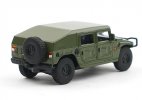 1:64 Scale Army Green Diecast Dongfeng Mengshi Model