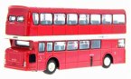 Red 1:76 Scale London Double Decker Bus Model