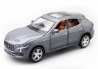 Gray / Blue / Champagne Kids 1:32 Diecast Maserati Levante Toy