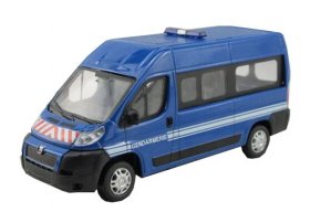 Blue 1:43 Scale Diecast Peugeot BOXER Model