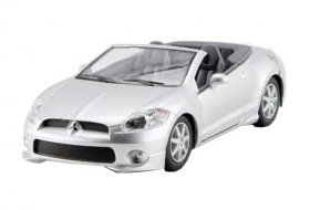 Kids Black / Silver Pull-Back Function Diecast Mitsubishi SPYDER