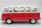 1:25 Green/ Red / Blue Maisto Volkswagen Van Samba Bus Model