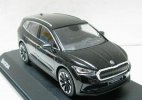 1:43 Scale Black / White Diecast 2021 Skoda Enyaq IV Model