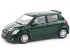 1:64 Scale Red / Green Diecast 2005 Suzuki Swift Model