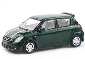 1:64 Scale Yellow / Red / Green Diecast 2005 Suzuki Swift Model