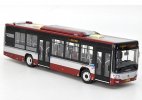 Red 1:64 Scale NO.701 Diecast Foton BJ6123 City Bus Model