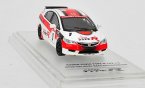 White-Red 1:64 Scale Diecast Honda Civic Type R FD2 Model