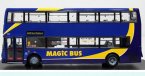 Blue 1:76 Scale CMNL Die-Cast Dennis Trident Double-Deck Bus