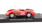 Red 1:43 Diecast 1957 Maserati 200 SI Giro Di Sicilia Model