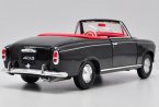 Welly 1:18 Scale Black Diecast 1957 Peugeot 403 Model