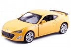 Blue / Black / Yellow Kids 1:36 Scale Diecast Subaru BRZ Toy