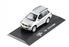 Silver 1:64 Scale HighSpeed Diecast Toyota RAV4 Model