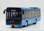 Blue 1:43 Scale Diecast KAMAZ City Bus Model