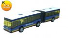 Pull-back Long Sizes Blue / Red / Yellow City Bus Toy