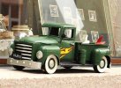 Yellow / Green / Red Medium Scale Vintage Pickup Truck Model