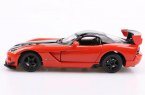 Red 1:24 Scale Bburago Diecast Dodge Viper Model