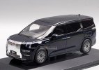 1:43 Scale Deep Blue /Black /White Diecast 2024 Zeekr 009 Model