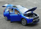 Blue 1:18 Scale Diecast 2022 Toyota Corolla Cross SUV Model