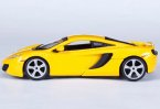 Orange / Yellow 1:24 Scale Diecast McLaren MP4-12C Model Model