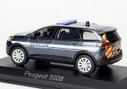 1:43 Scale Blue Gendarmerie Diecast 2020 Peugeot 5008 SUV Model