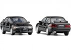 1:64 Black / Silver Diecast Mitsubishi Lancer Evolution II Toy