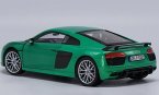 Green / White / Blue 1:18 Diecast Audi R8 V10 Plus Coupe Model