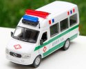 1:32 Scale Green / Red Iveco Ambulance Bus Toy