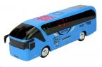 Kids Yellow / Blue Plastics Electric Tour Bus Toy