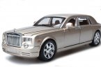 Wine Red / Black / Golden 1:24 Diecast Rolls-Royce Phantom Toy