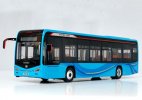 Blue 1:36 Scale Diecast Foton AUV BJ6129EVCA City Bus Model